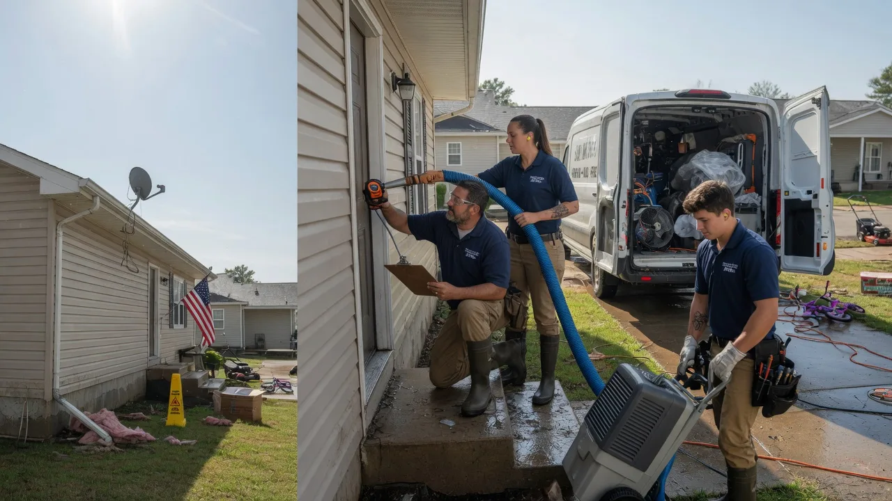 Ceiling Water Damage Restoration in Pearl, MS near me
